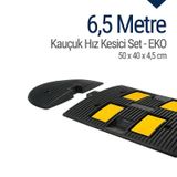 Starçelik 50 x 40 x 4 cm Eko 6,5 Metre Kauçuk Hız Kesici Yol Kasisi