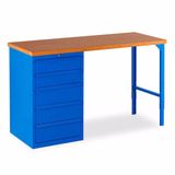 starçelik STAR ÇELİK 5 ÇEKMECELİ ÇALIŞMA TEZGAHI-1690 MM H:1000 MM