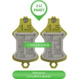 Starflare 2li Paket - Profesyonel Mıknatıslı Çivi Tutma Çakma Aparatı | 1.5mm Aralık ile Çivi Çakma