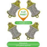 Starflare 4lü Paket - Profesyonel Mıknatıslı Çivi Tutma Çakma Aparatı | 1.5mm Aralık ile Çivi Çakma