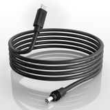 STARGEAR Starlink MINI USB C - DC Güç Kablosu için 2M/6.5FT, 140W USB Tip-C Girişi Su Geçirmez Namlu Jakı Şarj Kablosu 18AWG, 60W+PD Kaynağı ile Çalışır, 28V PPS ve 20V PD protokolleri ile uyumlu