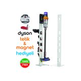 STARK Dyson Uyumlu Dikey Süpürge Standı Beyaz Renk V15 - V12 - V11 - V10 - V8