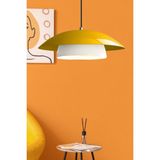Stark Sarı Metal Large Avize Salon Mutfak Endüstriyel Sarkıt Otel Cafe Aydınlatma - 1 - Sarı - Beyaz