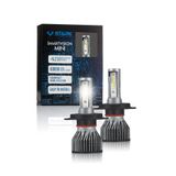 STARK Yeni H4 Smart Vision Led Xenon Far Ampulü Şimşek Etkili Mini Slim Kısa Tip
