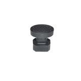 Starklips PDR Boyasız Göçük Düzeltme Plastiği Köşe Elips Düz Çap 25x15mm - D. N6 - Siyah 10 Adet