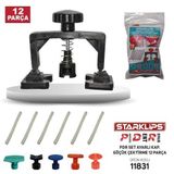Starklips PDR DENT Boyasız Göçük Düzeltme Seti 9 Parça 5 Uç + 3 Mum Silikon Hediye