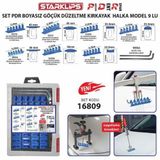 Starklips Set Pdr Boyasız Göçük Düzeltme Kırkayak Halka Model 9 Lu