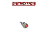 Starklips Soket 2 Kablolu Sis Lamba Cas,Otomatik Hız Sensörü Ford Focus Transit Connect Mazda 6195-0003 WPT-1210