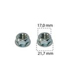Starklips Somun Kendinden Pullu Çelik Çinko Kaplama M10x22x11mm 17 Anahtar 7129904865 BMW Ford N621942 10 Adet