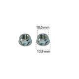 Starklips Somun Oynar Pullu M6x14mm h6,3mm 10 Anahtar Ford N621905 VW Audi Q5 2008-2017 N90488005 25 Adet
