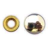 Starklips Vida Kapağı Zamak Krom Kaplı Çap15Mm 25 Adet