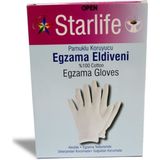 Starlife Pamuklu Koruyucu Egzama Eldiveni %100 Pamuklu M Beden Deterjandan Koruma