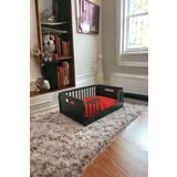 Starlightning Ahşap Büyük Kedi Yatağı Premium Kalite Siyah Kedi Evi 50X35 Cm Model 5