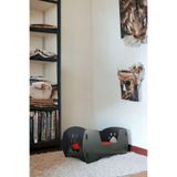 Starlightning Ahşap Büyük Kedi Yatağı Premium Kalite Siyah Kedi Evi 50X35 Cm Model 6