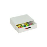 StarLightning Gizli Çekmece Organizer Masa Altı Saklama Kabı Beyaz Renk Model 1 8683400402630