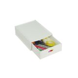 StarLightning Gizli Çekmece Organizer Masa Altı Saklama Kabı Beyaz Renk Model 5