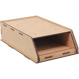 Starlightning Gizli Çekmece Organizer Masa Altı Saklama Kabı Küçük Boy Dikey Demonte Mdf - Ahşap