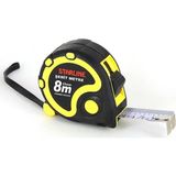 Starline 25 mm Şerit Metre 8 mt Siyah Renkli Kullanım Kolaylığı ile Ölçüm Aleti