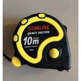 Starline Çelik Şerit Metre 10METRE 25 mm Profesyonel Metre - 10 METRE