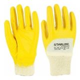 Starline E-203 Sarı NO:10 Yarım Kaplı Nitril Eldiven