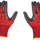 Starline E-43KS NİTRİL NAYLON ELDİVEN (NO: 9) (KIRMIZI-SİYAH)