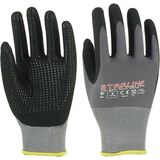 Starline E-92 Puanlı Mikro Köpük Nitril Eldiven (9 Numara) - Gri - Siyah