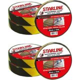 Starline Kaydırmaz Bant 50MM x 15MT (Sarı Siyah) 2 Adet - 0 - Siyah - 1 Çift