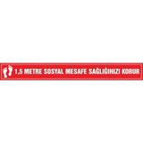 Starline Starline1,5 Metre Sosyal Mesafe Bant - 1 Adet