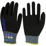 Starline STL-1003 Gri-Siyah Köpük Nitril İş Eldiveni