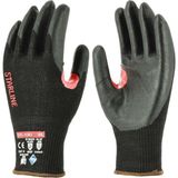 Starline STL-1061 1/2 Köpük Nitril Kaplı F Kesilme Dirençli Iş Eldiveni - Beden - Siyah - 9