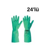 Starline STL-1513 Kimyasal Eldiven 24'lü Paket (24 Çift) - Turkuaz - 10