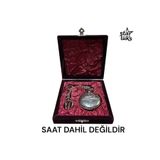 StarLüks Hediyelik Özel Lüks Kadife Köstekli Saat Kutusu (SAAT DAHİL DEĞİLDİR) (11X11X3 CM)