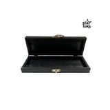 StarLux Premium Hediyelik Siyah Lüks Kaliteli Deri Tesbih Kutusu (21X6X3 CM)