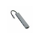 starnewstore Rom Type C To Hdmi Usb 3.0 Sd Microsd 8in1 Kart Rj45 Ethernet Çevirici Dönüştürücü Adaptör R Standart