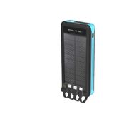 Starnewstore Solar Powerbank Güneş Enerji Panelli 10000Mah Kendinden Kablo Çikişli Led Işikli Powerbank Standart