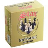 Staroyun STAROYUN1050255 orta plastik Man Satranç Yazılı-Set