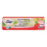 Starplus Çöp Poşeti Büyük Boy Büzgülü Çilek Ebat 65X70