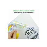 starprint Epson Yazıcılar Için Yarı Şeffaf Yapışkanlı Sticker Fotoğraf Kağıdı Plastik A4 10 Yaprak