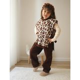 Starry Couture Leopar Desenli Süveter Üçlü Kız Çocuk Takımı - Çok Renkli - 4 - 5 Yaş