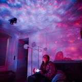Starry Projektör Bluetooth Hoparlör Gece Lambası Rgb Led Işıklı Parti Hoparlörü Speaker