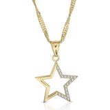 Stars Rime Altın Kolye