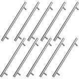 Starseven 10 Adet Pürüzsüz Inox Metal Kulp 192 mm Mobilya Mutfak Çekmece Dolap Dolabı Kulbu Kulpu Kulpları
