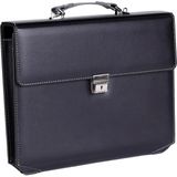 Starseven 2k 4492 Ajanda Tarihsiz 20X28 Kareli Defterli Kulplu Fermuarlı Hesap Makineli Organizer, Siyah