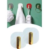 Starseven 2'li Yapışkanlı Banyo Askılığı Beyaz, PRA-9932452-9489