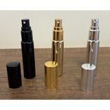 Starseven 3 Adet Doldurulabilir Cep Parfüm Spreyi Gold Silver Black Renk Cam Parfüm Şişesi 10ML