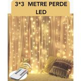 Starseven 3x3 Metre Perde LED Işık – Parti ve Bahçe Dekorasyonu
