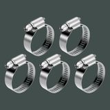 Starseven 5 Adet Hortum Kelepçesi Tork Ayarlı 22X36 mm Paslanmaz Çelik Boru Metal Kelepçe Ayarlanabilir Klips