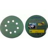 Starseven 52035 Kırılmaz Yeşil Cırt Zımpara 125X60 Kum 8 Delikli