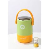 Starseven 580 ml Sızdırmaz 2 Kaseli 304 Paslanmaz Çelik Lunch Box Yeni Nesil Sefer Tası Kaşıklı Askılı -12675