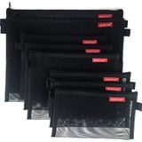 Starseven 8 Adet Naylon Kozmetik Çantası, Şeffaf Makyaj Filesi, Seyahat Çantası, File Kumaştan, Kişisel Bakım